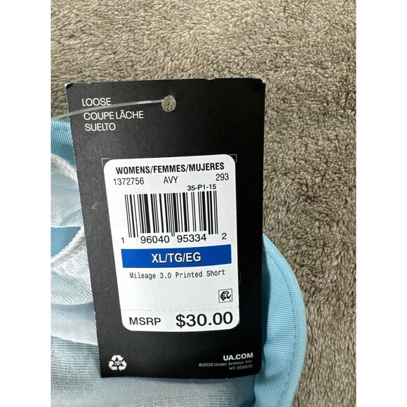 Under Armour Mileage 3.0 Printed Shorts Multicolor 1372756 Women's XL - Picture 7 of 11